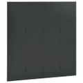 vidaXL Paraván so 4 panelmi, antracitová 160x180 cm oceľ