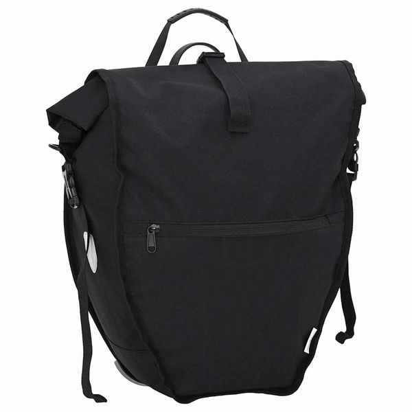 vidaXL Cyklistická taška Čierna 32,5 x 17 x 57 cm Polyester