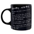 Hrnček Death Note - Pravidlá zápisníka