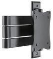 Neomounts FPMA-W830BLACK/Držák displeje/na stěnu/10-27"/sklopný/3 čepy/VESA 100X100/nosn. 12kg/černý Držák, VESA, nástenný, pro LCD a TV, úhloprícka 10"-27", náklon 140°, otácení 180°, nosnost 12kg, cerný