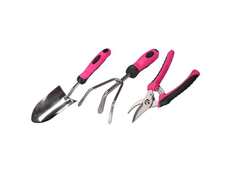 Súprava záhradného náradia SIXTOL GARDEN PINK 3 3ks