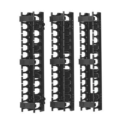 Káblový manažér vertikálny SmartRack 3 (7.62cm), káblový kanál s výrezmi pre káble