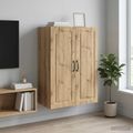 vidaXL Nástenná skrinka 66 x 34,5 x 90 cm Kompozitné drevo Dub artisan