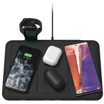 Mophie 4v1 bezdrôtová podložka - čierna