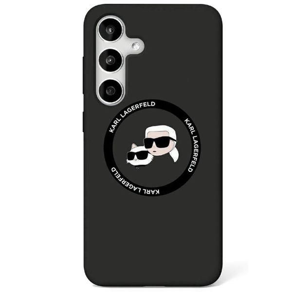 Puzdro Karl Lagerfeld HC Magnetic Silicone pre Samsung Galaxy S25 Ultra čierna