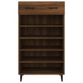 vidaXL Botník hnedý dub 60x35x105 cm spracované drevo