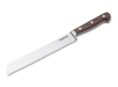 Böker Manufaktur Solingen 130904 Heritage nôž na chlieb 20,5 cm, orechové drevo