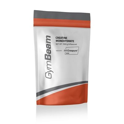 Kreatín monohydrát 100 % Creapure® - GymBeam, citrón limetka, 1000 g