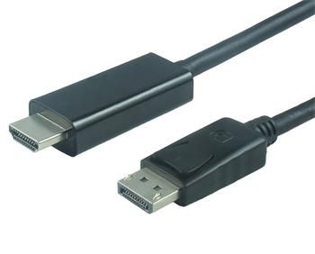 PremiumCord DisplayPort na HDMI kábel 3m M/M