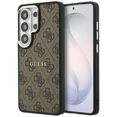 Obal Guess case 4G Embossed Ring MagSafe pre Samsung Galaxy S26 Ultra hnedý