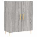 vidaXL Vysoká skrinka sivý dub sonoma 69,5x34x180 cm spracované drevo