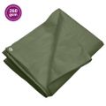 vidaXL Plachta 260 g/m² 4x4 m zelená HDPE