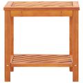 vidaXL Bočný stolík 45x33x45 cm masívne akáciové drevo