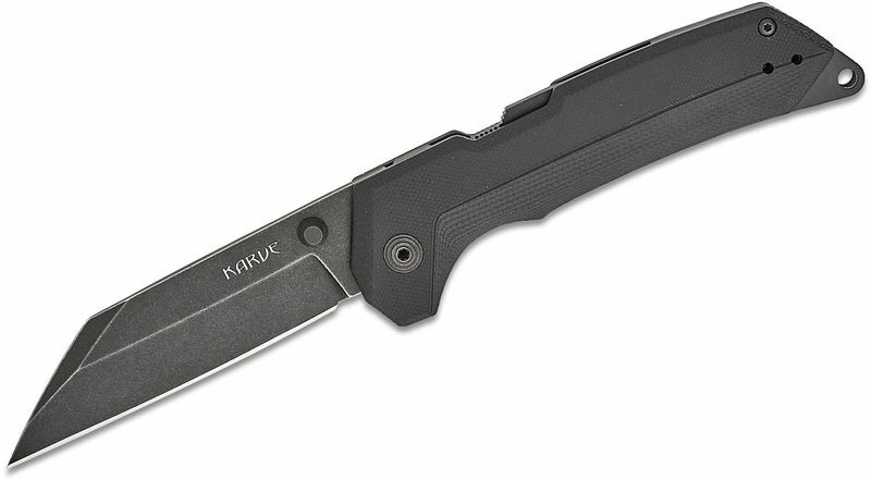Cold Steel FL-38VK KARVE vreckový nôž 9,5 cm, čierna, G10, spona
