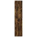 vidaXL Závesná kúpeľňová skriňa Dymový dub 33 x 34,5 x 160 cm