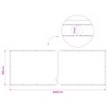vidaXL Záclona na balkónové súkromie 1,8 x 25 m Textil s PU povlakom