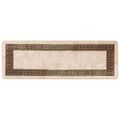 vidaXL Behúň MARSA Čierna 50 x 150 cm Polyester a PVC