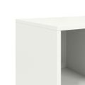 vidaXL Komoda biela 100,5x39x72 cm oceľ