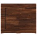 vidaXL Obdĺžnikový stôl 90 x 50 x 3,5 cm Obdĺžnikový Tmavohnedá