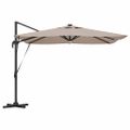 vidaXL Roma Parasol 286 x 284 x 270 cm Hliník a polyester Obdĺžnikový