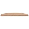 vidaXL Samolepiace schodové rohože 15 ks 80 x 28 x 3,5 cm Béžová