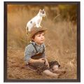 vidaXL Fotorámiky na stenu, koláž 5 ks, čierne 40x40 cm, MDF