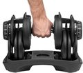 Automatická nastaviteľná liatinová činka 24 kg REBEL ACTIVE RBA-2303 Automatická nastavitelná litinová činka 24 kg REBEL ACTIVE RBA-2303