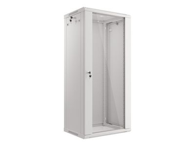 Lanberg racková skriňa 19'' nástenná 27u/600x450 (flat pack) šedá V2