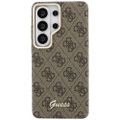 Guess case 4G Script MagSafe pre Samsung Galaxy S26 Ultra hnedá