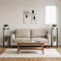vidaXL Stojan na rastliny 2 ks Sivý Sonoma 30 x 30 x 100 cm