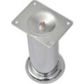 vidaXL Okrúhle nohy na pohovku 8 ks 180 mm chrómové