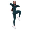 Dámsky športový top Ignite Dark Green - GymBeam, veľkosť L, veľkosť oblečenia L