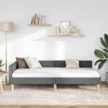 vidaXL Rohový rám postele Tmavo šedá 80 x 200 cm látka