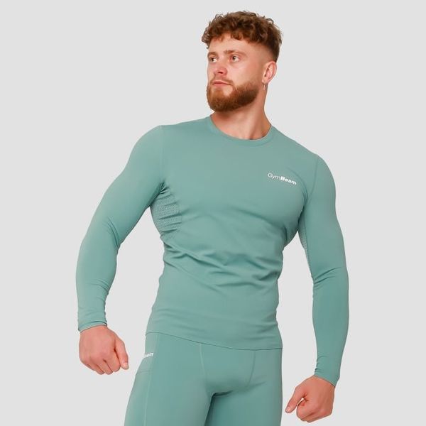 Kompresné tričko s dlhým rukávom High Blue - GymBeam, veľkosť XXL