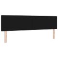 vidaXL Výškovo nastaviteľný čelový panel Čierny 180 cm látka