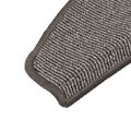 vidaXL Schodové rohože 15 ks 65x21x4 cm sivé, polkruhové, veľké