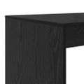 vidaXL Stôl Čierny dub Kompozitné drevo 108 x 55 x 103.5 cm