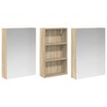 vidaXL Set kabinetov do kúpeľne 3 ks 140 x 14,5 x 70 cm