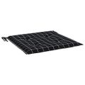 vidaXL Podložky na záhradné stoličky 2 ks čierne kocky 50x50x3cm látka