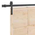 vidaXL Posuvné dvere Prírodná 100 x 208 cm Borovicový masív