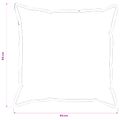 vidaXL Poťah na podložku 2 pcs HOUTEN Svetlosivá 55 x 55 cm Bouclé