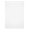 vidaXL Stôl biely 100x55x75 cm spracované drevo