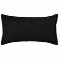 vidaXL Poťah na podložku 12 pcs HOUTEN Čierna 40 x 80 cm Bouclé