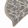 vidaXL Kobercové nášľapy na schody 15 ks sivé 65x21x4 cm