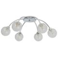 vidaXL Stropná lampa so 6 LED žiarovkami G9 240 W