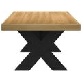vidaXL Konferenčný stolík NOAIN nohy v tvare X 120x60x40 cm borovicový