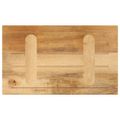 vidaXL Stolová doska 40x20x2,5 cm obdĺžniková, masívne drevo, surové mango