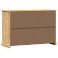 vidaXL Komoda so zásuvkami VIGO 113x40x75 cm borovicový masív