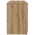 vidaXL Stôl dub artisan 100x50x75 cm kompozitné drevo