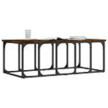 vidaXL Konferenčný stolík dymový dub 100x50x35,5 cm kompozitné drevo